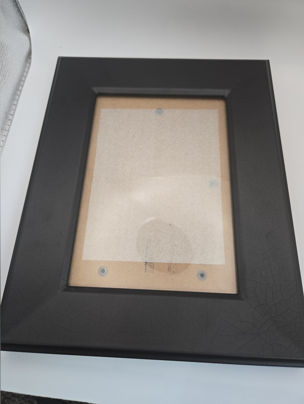 Decorative Trends Black Crackle Picture Frame 5x7 Photo Frame